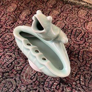 Frog on a pond mini planter